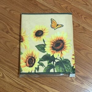 Sunflower and Butterfly Memory Foam Runner